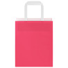 Bolsas de papel con asas 250 uds rosa 18x8x22 cm 5