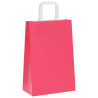 Bolsas de papel con asas 250 uds rosa 21x11x31 cm 4