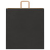 Bolsas de papel con asas 250 uds negra 45x17x48 cm 5