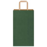 Bolsas de papel con asas 250 uds verde 21x11x36 cm 5