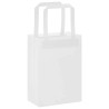 Bolsas de papel con asas 50 uds blanca 15x8x21 cm 3