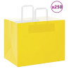 Bolsas de papel con asas 250 uds amarillas 32x22x24 cm 1