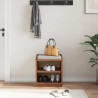 Banco de recibidor SANDNES madera maciza de pino 45x40x50 cm 4