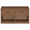 Banco de recibidor SANDNES madera maciza de pino 87x40x50 cm 5