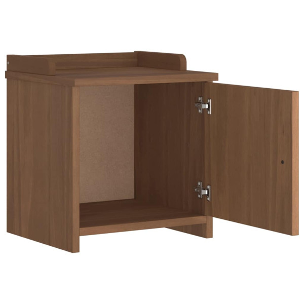 Banco de recibidor SANDNES madera maciza de pino 45x40x50 cm M 5