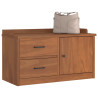Banco de recibidor SANDNES madera maciza de pino 87x40x50 cm 1