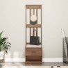 Perchero de entrada SANDNES 45x40x159.5cm madera maciza de pino 4