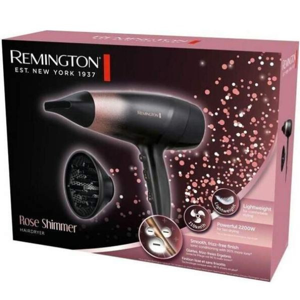 REMINGTON HAIRDRYER D5305 ROSE SHIMMER IONIC 2200W M 2