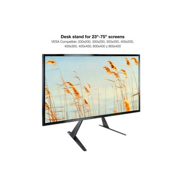 Soporte de mesa tooq db2375f-b para tv y portátil de 23-75' M 2