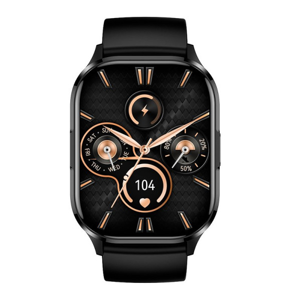 Smartwatch COOL Delta Silicona Negro (Amoled, Llamadas, Salud, Deporte) M 2