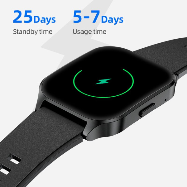 Smartwatch COOL Pantalla Amoled Curved Silicona Gris Oscuro (Llamadas, Salud, Deporte) M 7