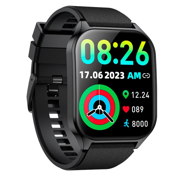 Smartwatch COOL Pantalla Amoled Curved Silicona Negro (Llamadas, Salud, Deporte) M 4