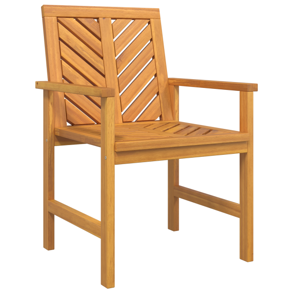 Conjunto de Comedor de Jardín de 6 Piezas de Madera Maciza de Acacia M 5