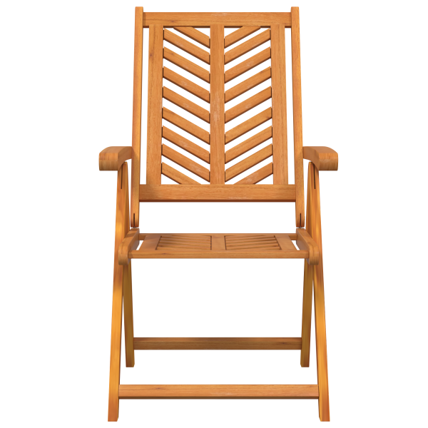 Cadeiras de Jardim Reclináveis 4 pcs Madeira Sólida de Acácia M 5