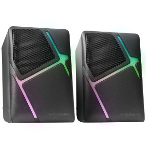 Altavoces Mars Gaming MS-H RGB 10W negro H