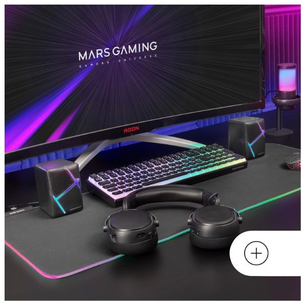 Altavoces Mars Gaming MS-H RGB 10W negro M 4