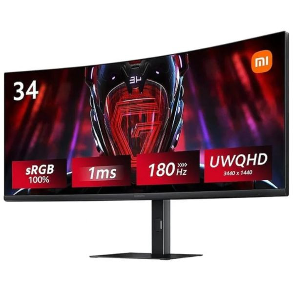 Monitorar jogos XIAOMI 34" WQHD IPS G34WQI preto M 3
