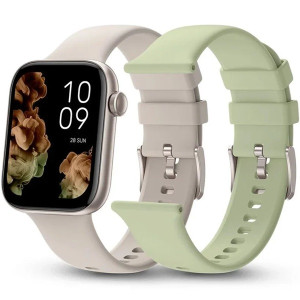 Smartwatch spc smartee duo 2 9650b/ notificaciones/ frecuencia cardíaca/ blanco/ incluye correa extra H