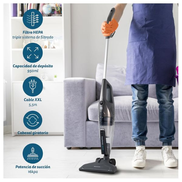 Aspirador escoba con cable grunkel asp-easy/ 600w M 4