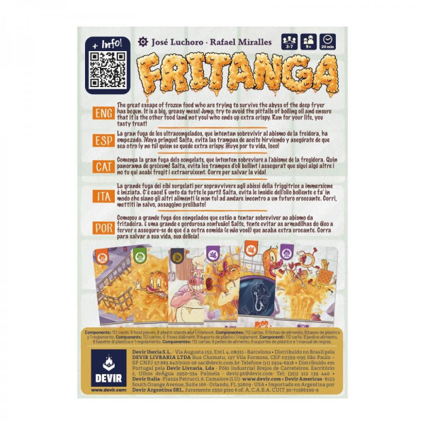 Juego de mesa FRITANGA pegi 10 M 3