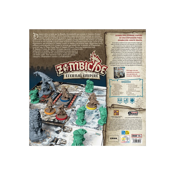 Juego de mesa ZOMBICIDE: ETERNAL EMPIRE pegi 14 M 2