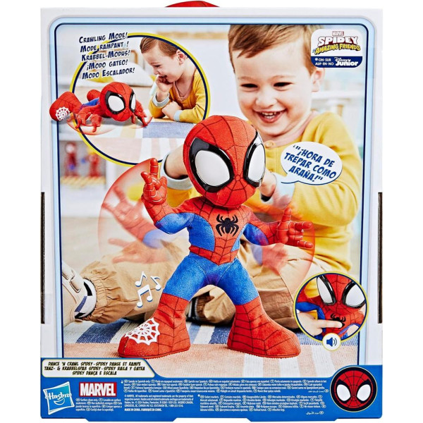 Figura hasbro Spidey and his amazing friends marvel spidey baila y gatea M 3