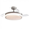 Ventilador LED con aspas plegables Oroel Níquel CCT (45W) 3