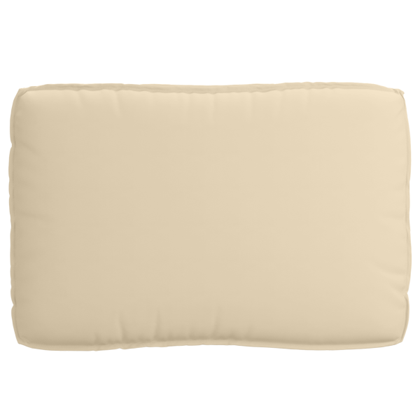 Conjunto de cojines para palé de 2 piezas beige de tela Oxford M 5