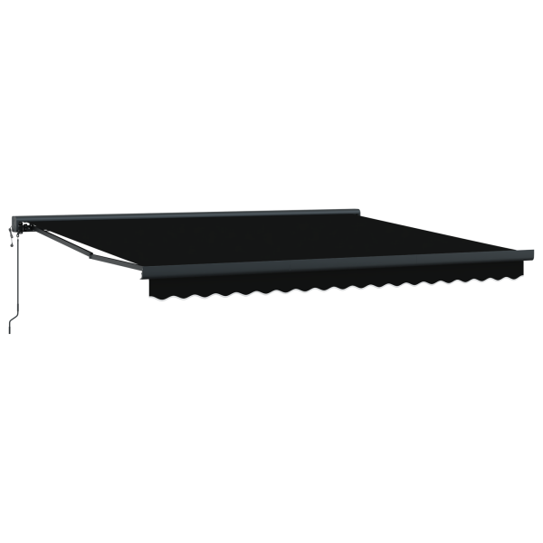 Toldo Retrátil Automático Preto 400x300 cm M 5