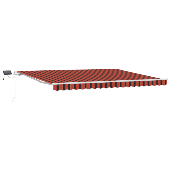 Toldo Retrátil Laranja e marrom 450 × 300 cm laranja e castanho M 2