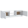 Mueble para TV con luces LED blanco 120x30x35.5 cm 2