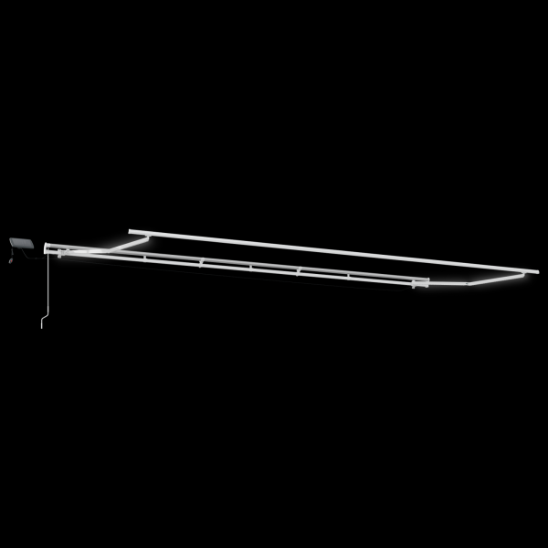 Toldo Retráctil Manual de con Rayas Multicolor LED 600x300 cm M 5