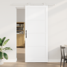 Puerta corredera con herrajes 'ORKDAL'Blanca de madera de pino sólido 1