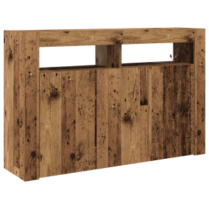 Aparador Madera Vieja Madera Engineered 116 x 30 x 75 cm Aparador H