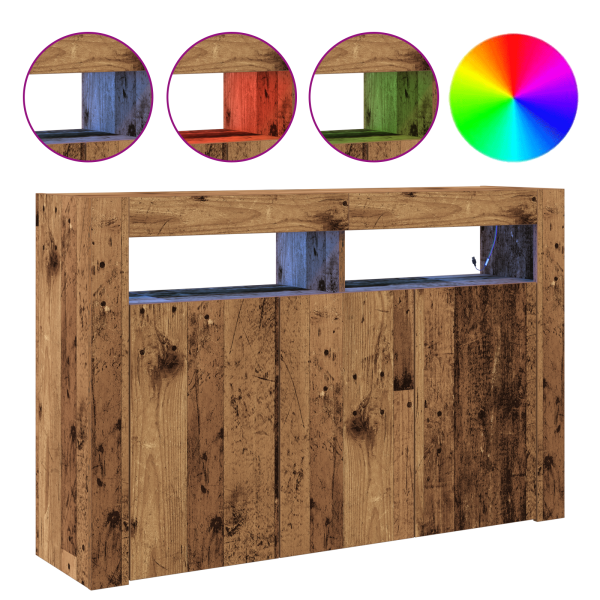 Buffet Madeira velha Madeira engenheirada 116 x 30 x 75 cm Buffet M 4