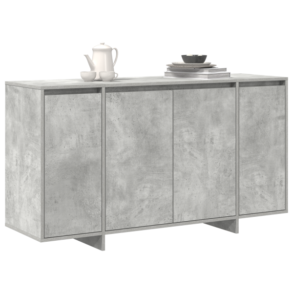 Buffet Concreto Gris Gris concreto Madera elaborada M 3