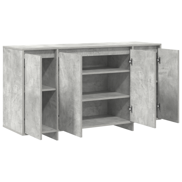 Buffet Concreto Gris Gris concreto Madera elaborada M 5