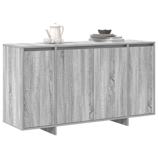 Buffet Cinzento Cinza Sonoma Madeira de Engenharia 135 x 41 x 75 cm M 3