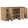 Aparador de Roble Roble Artesano Madera Compuesta 135 x 41 x 75 cm 5