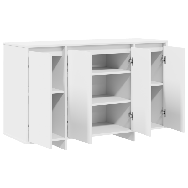 Buffet Branco Branco Madeira Engenheirada 120 x 41 x 75 cm M 5