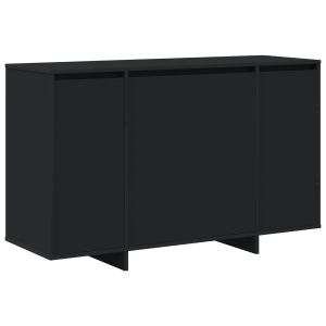 Sideboard Negro Negro Madera elaborada 120 x 41 x 75 cm H