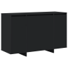 Sideboard Negro Negro Madera elaborada 120 x 41 x 75 cm 2