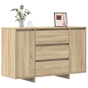 Sideboard Sonoma Oak 120x41x75 cm de Madera Elaborada 3