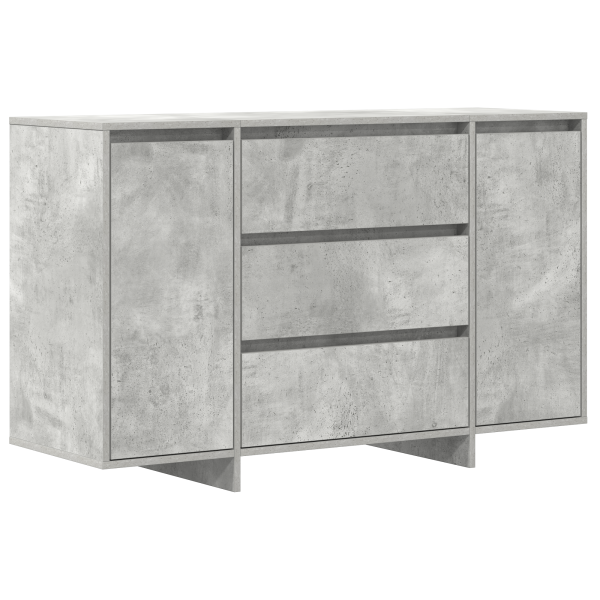 Sideboard de Gris Concreto 120x41x75 cm Madera Elaborada M 2