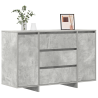 Sideboard Cinzento de Concreto 120x41x75 cm em Madeira Engenheirada 3