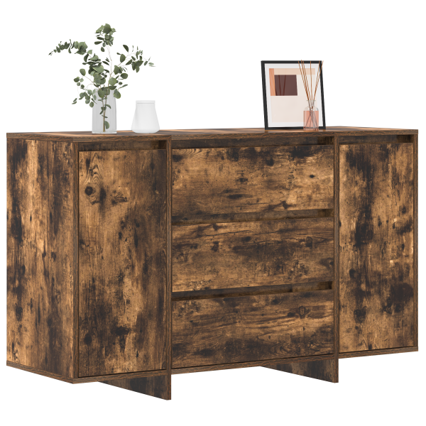 Sideboard Carvalho Fumado 120x41x75 cm Madeira Reforçada M 3