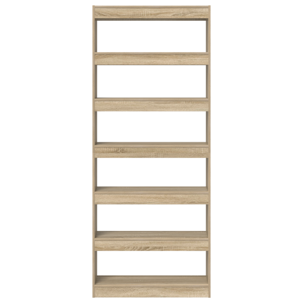 Estantería de roble de Sonoma de roble de Sonoma Madera elaborada M 5