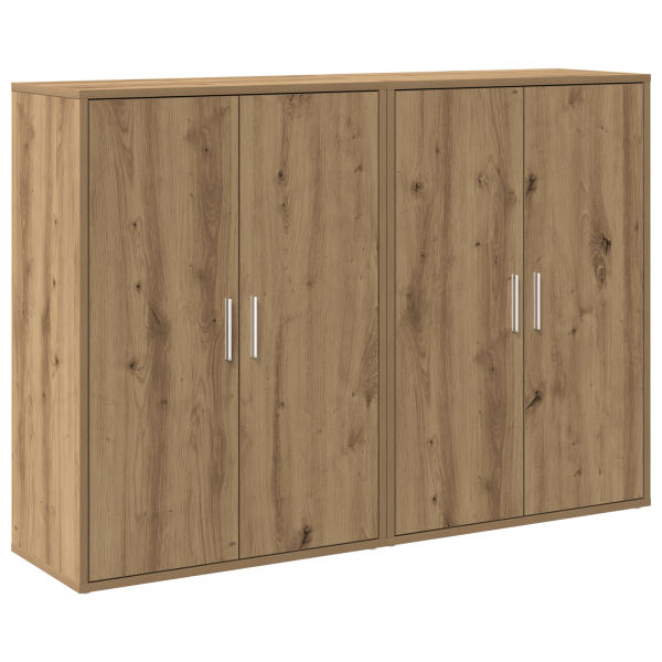 Sideboards 2 pcs Roble Artesanal 60x31x84 cm Madera Engineered M 2