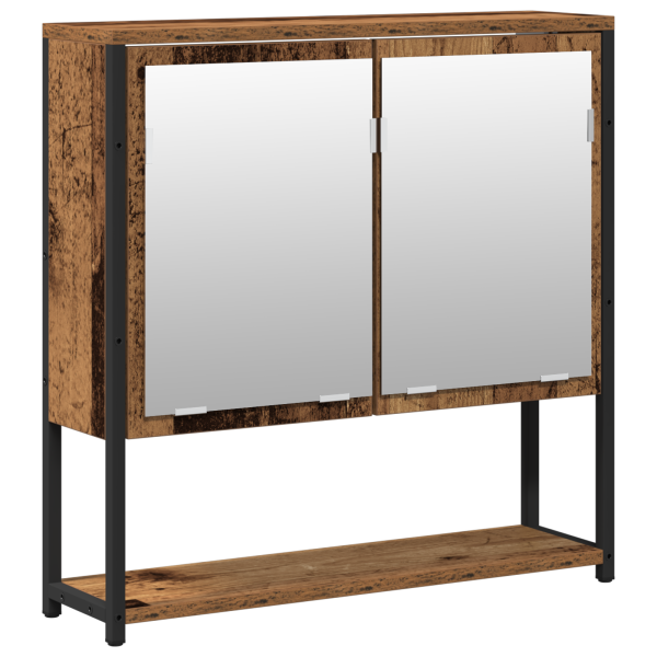 Conjunto de Muebles de Baño de 2 Piezas de madera vieja y madera técnica M 5