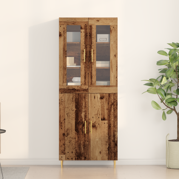 Alto Armario Madera Vieja 69.5x34x180 cm Madera Ingenierizada M 4